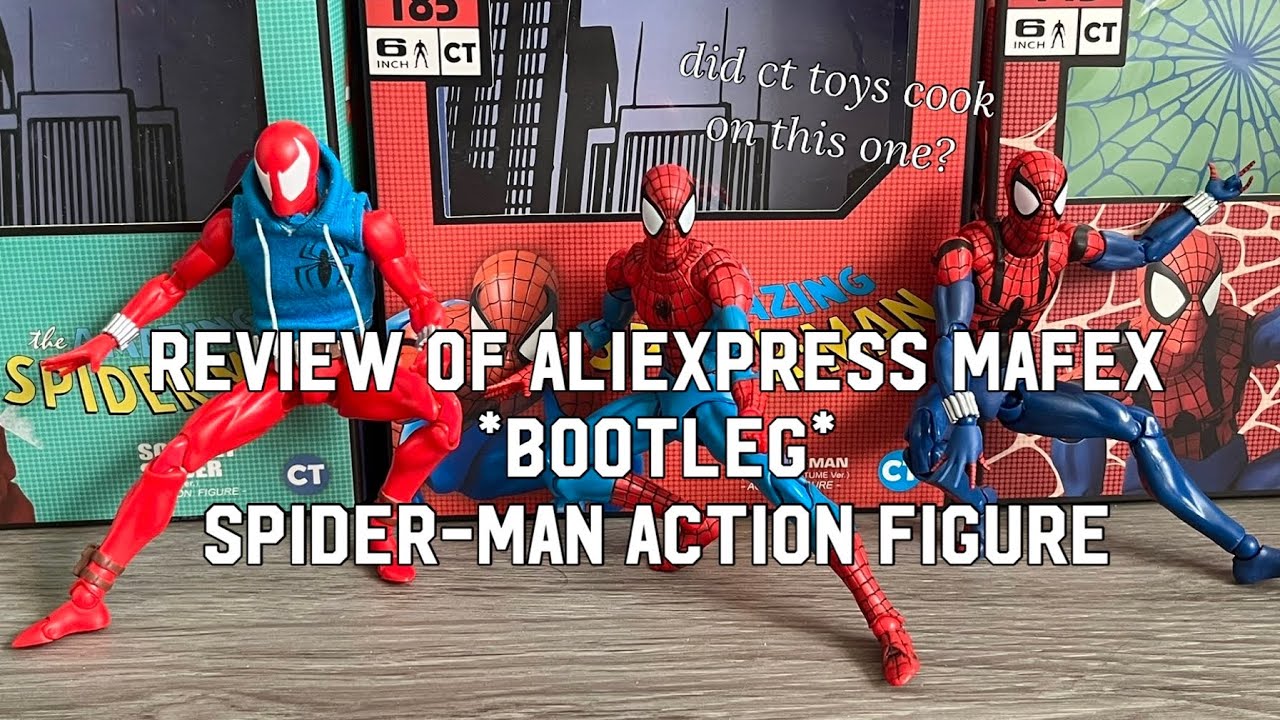 CT TOYS Mafex Spider-Man review! Are these bootlegs worth it?