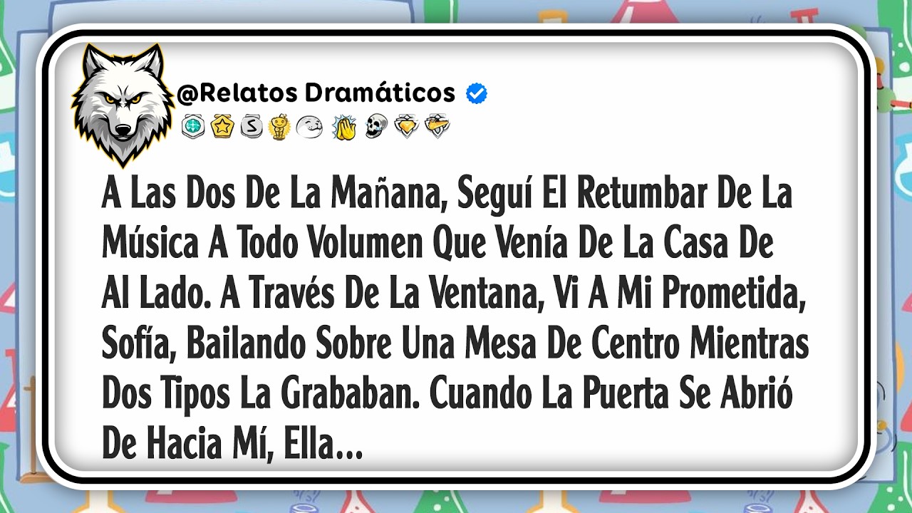 A Las 2.am, Seguí El Ruido De La Música Alta En La Casa De Al Lado. Por La Ventana,vi A Mi Prometida