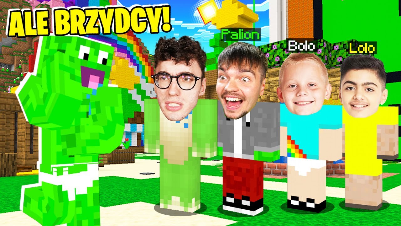 SYN PALIONA OCENIA NASZE PRAWDZIWE TWARZE w Minecraft!