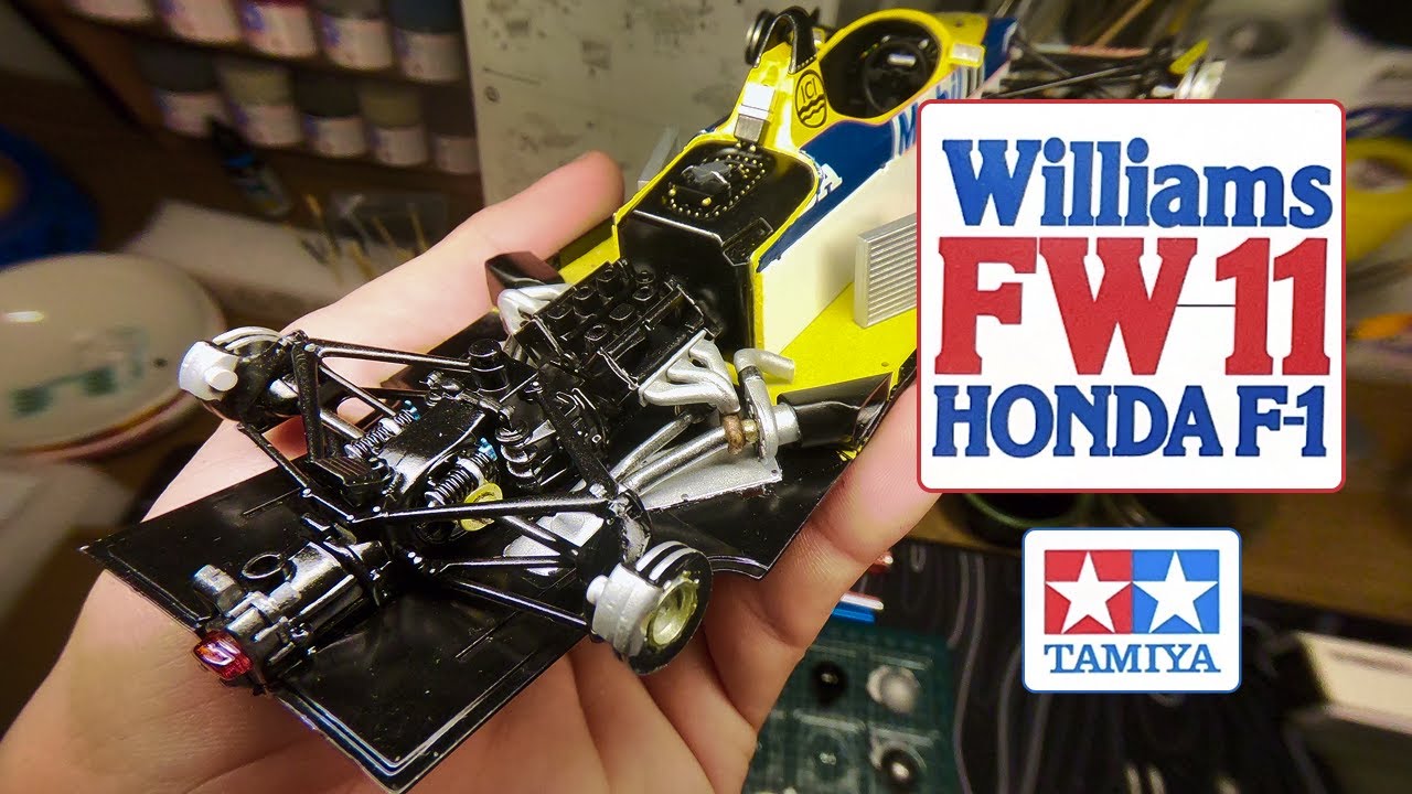 Tamiya 1/20 Williams FW11 Honda Steps 10 & 11