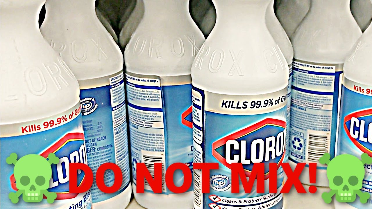 ⛔️ NEVER mix BLEACH with these CLEANERS💀🙀