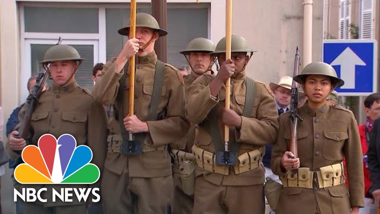 U.S. Military Honors Soldiers Who Fell In Landmark WWI Battle | NBC News