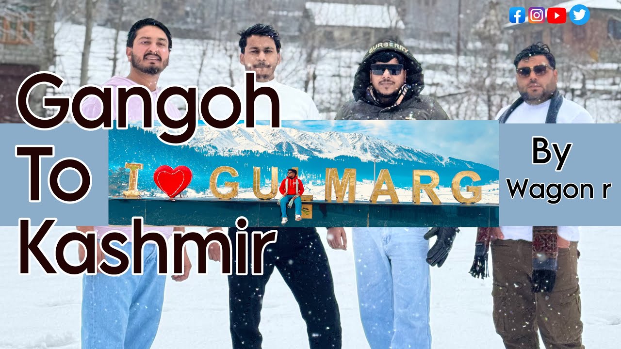 Gangoh to kashmir by wagon R