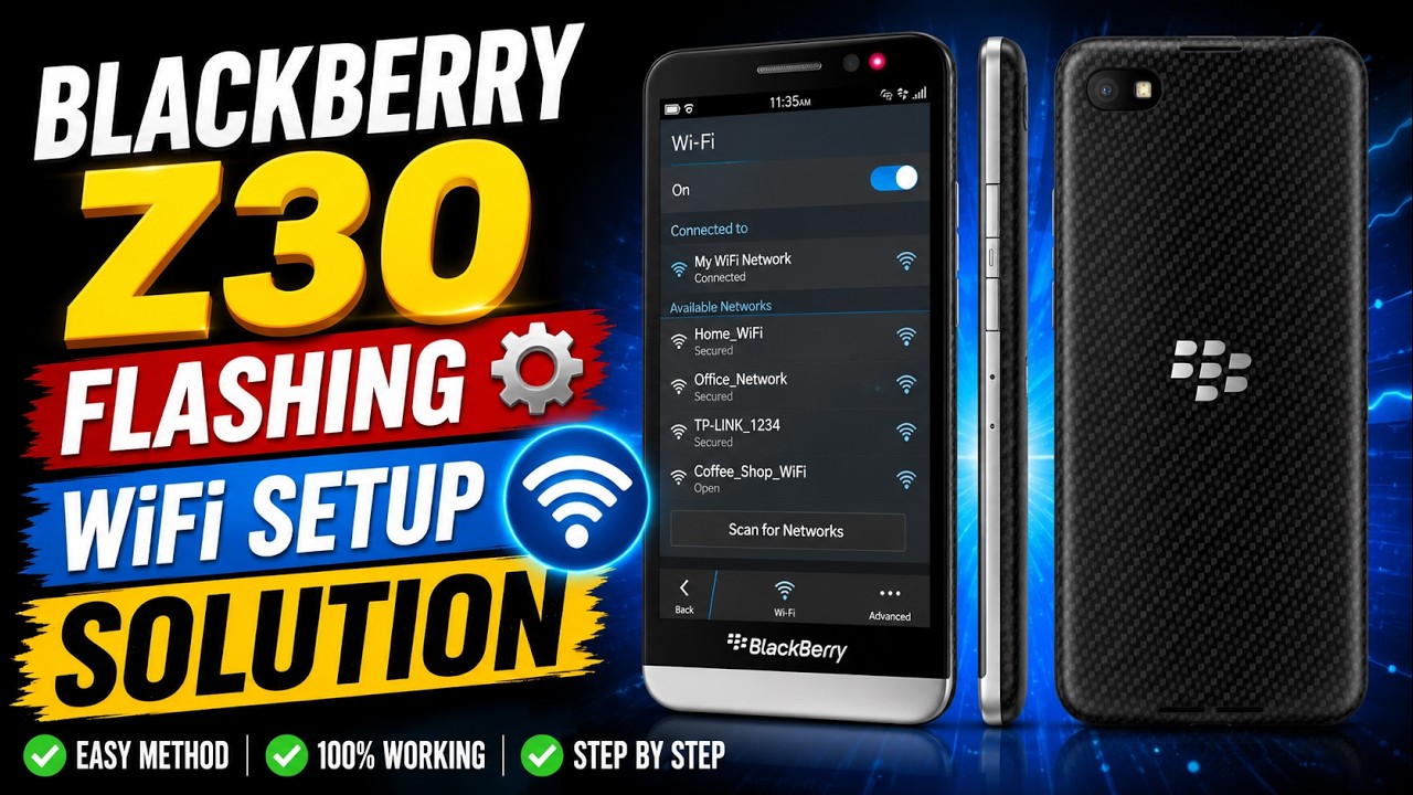 How to Flash Blackberry Z30