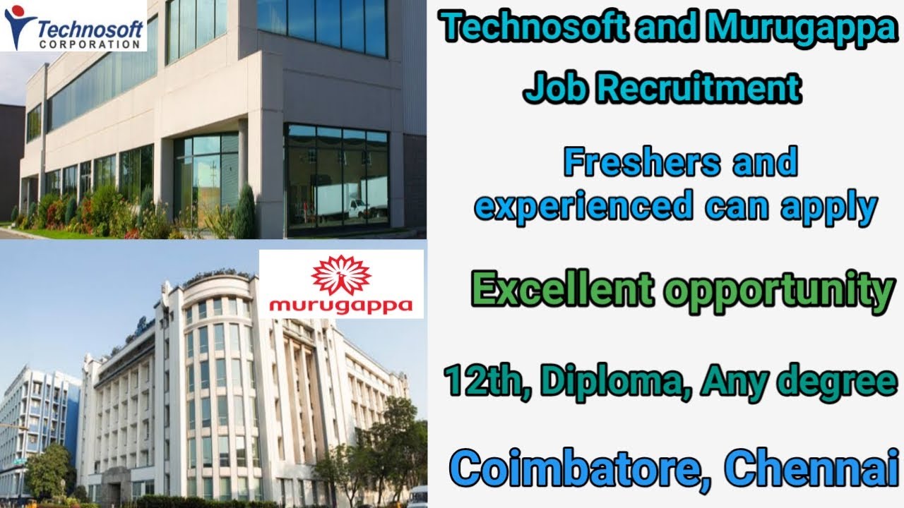 Murugappa Group and Technosoft Job Recruitment