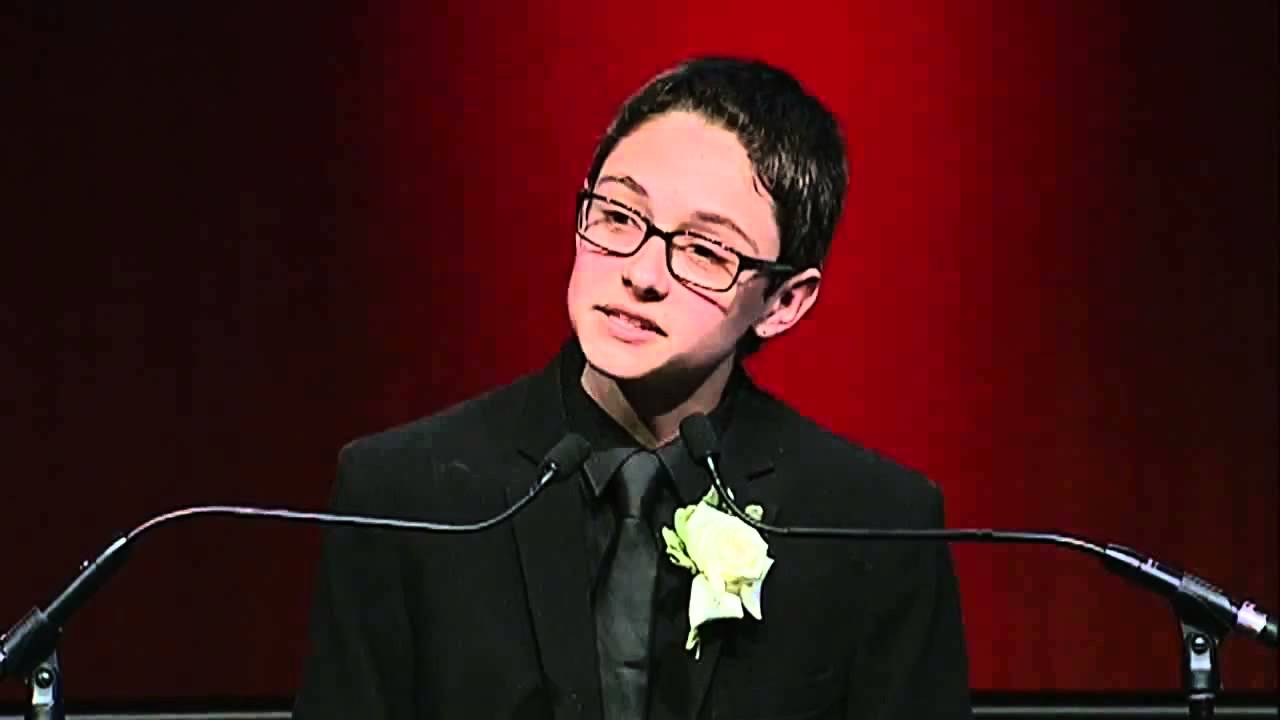 14 Year Old Gay boy, Graeme Taylor took a stand by defending a suspended teacher avi