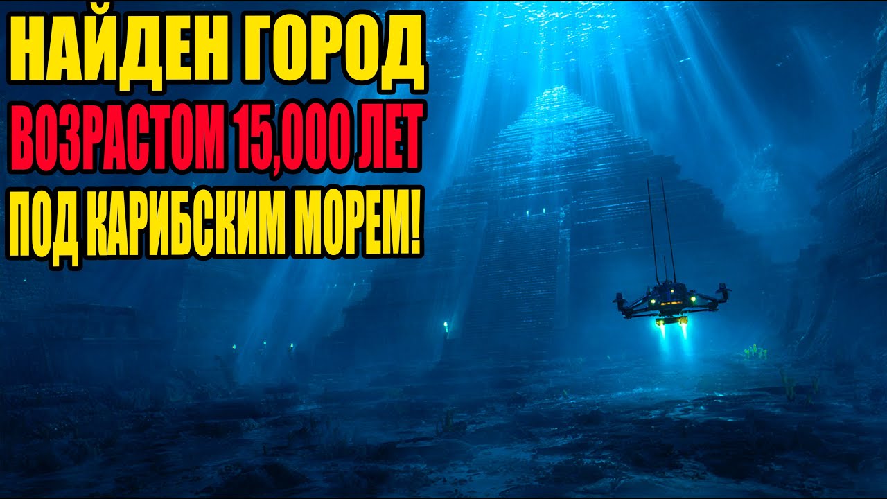 CHANGSHA Нашёл Под Карибским Морем Подземный Город Возрастом 15,000 Лет!