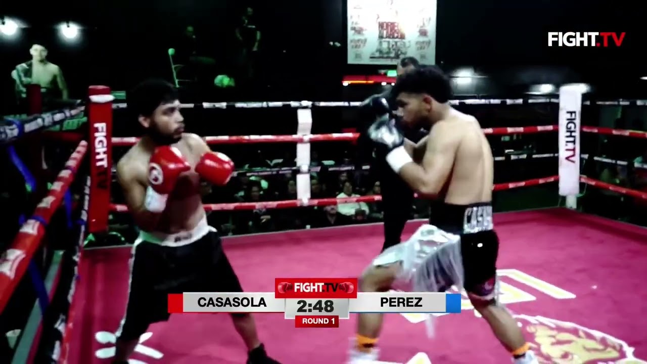 💥Dont blink on this one!😴 Casasola v.s Perez only on FIGHT.TV 🥊