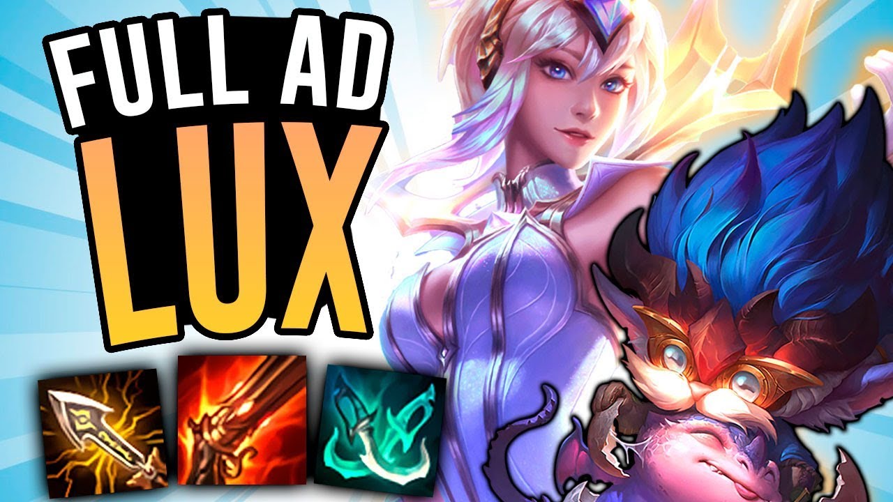STEALING BARON WITH NO AP ON LUX?! - Off Meta Monday - ADC Lux ft. RezoneGames - League of Legends
