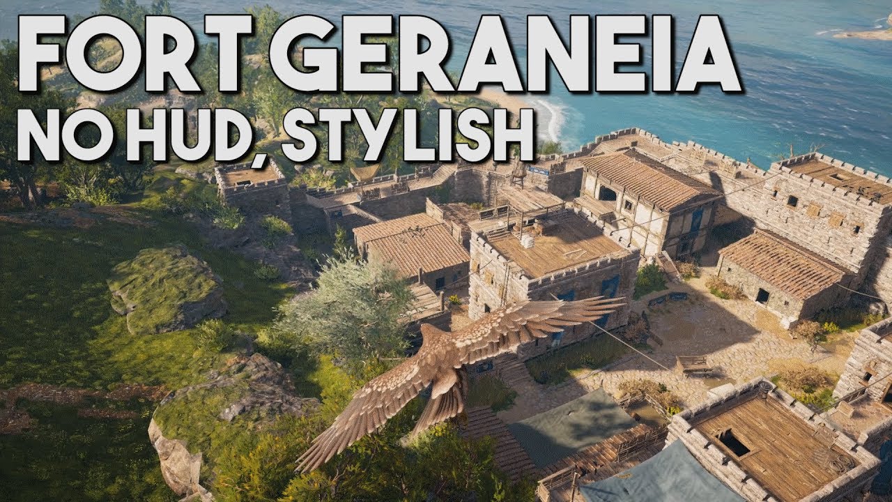 [AC Odyssey] Fort Geraneia | No HUD, Stylish