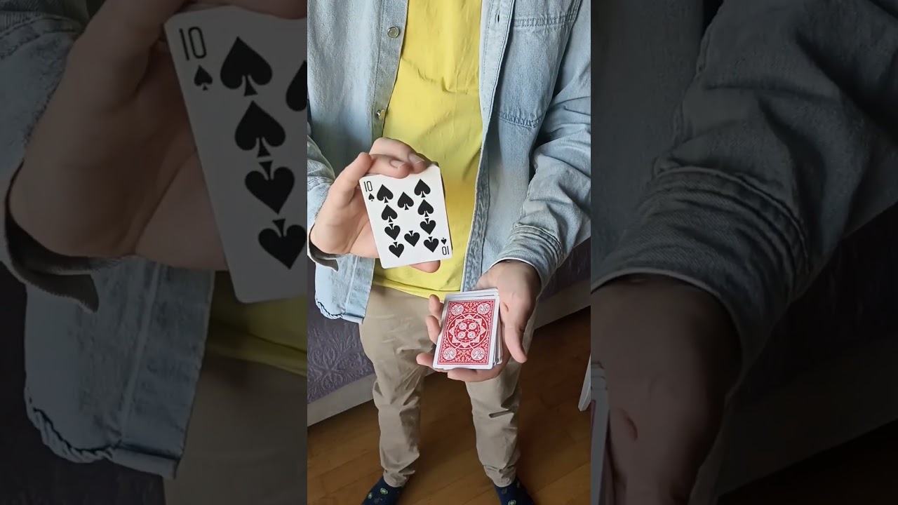 Easy card magic trick tutorial #shorts #easycardtrick #cardtricktutorial #magictricktutorial