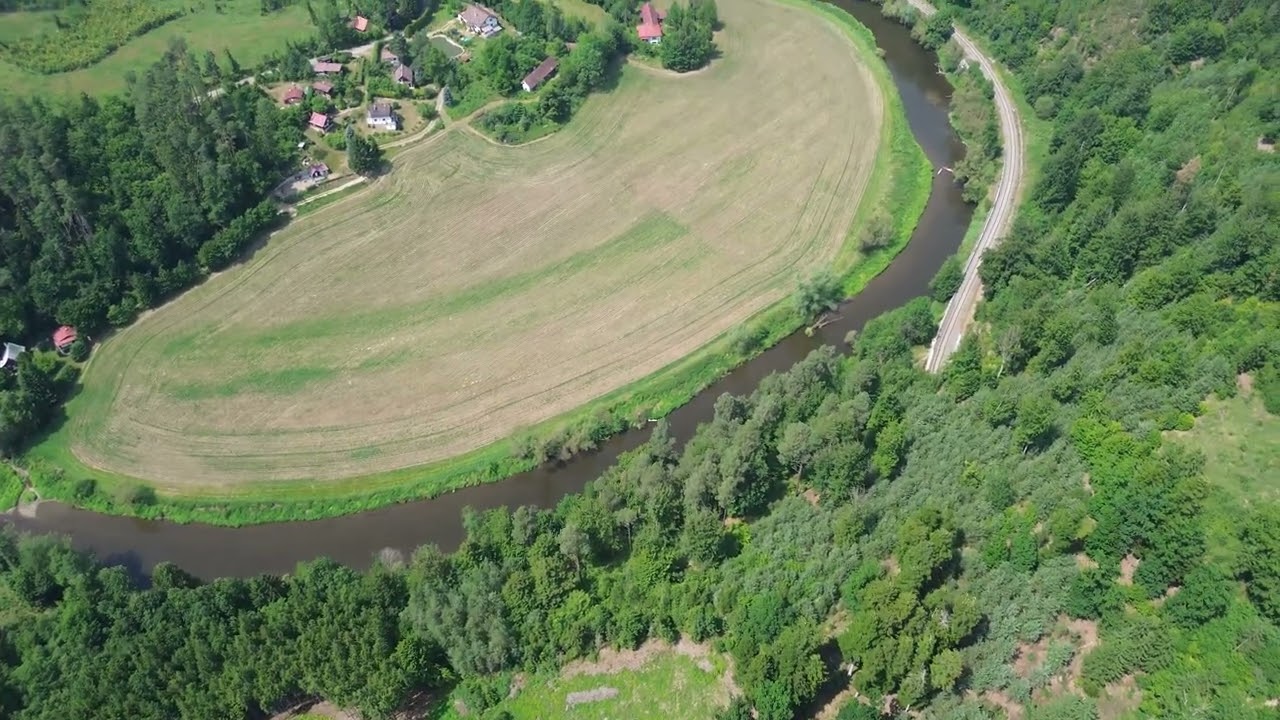 Sázava od Stvořidel a Ledče nad Sázavou z dronu ...