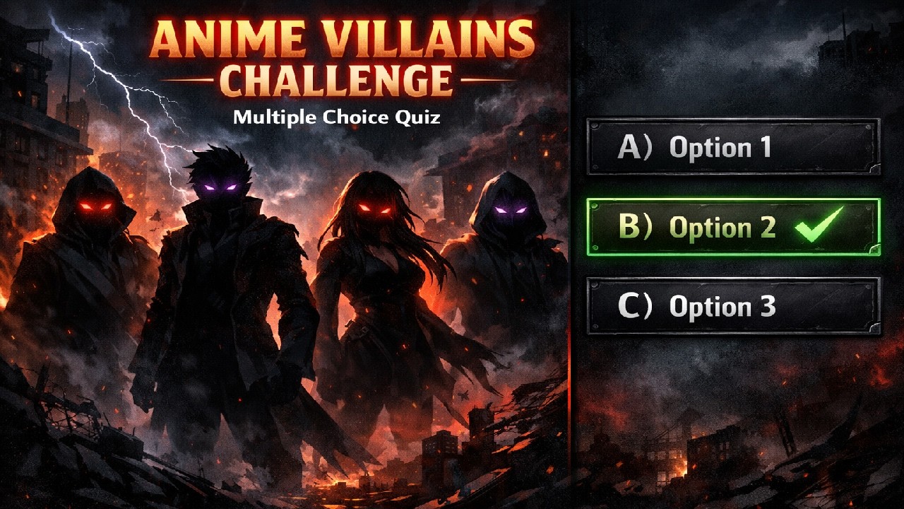 Hard Anime Villains Challenge ⚠️ | Guess the Villain Before Time Runs Out