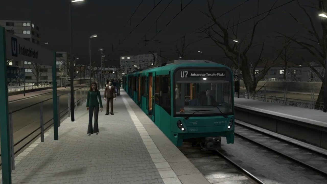 Train Simulator 2023: U-Bahn Frankfurt Mit dem U5 Wagen als Ausschieber von Hausen zum BB Ost