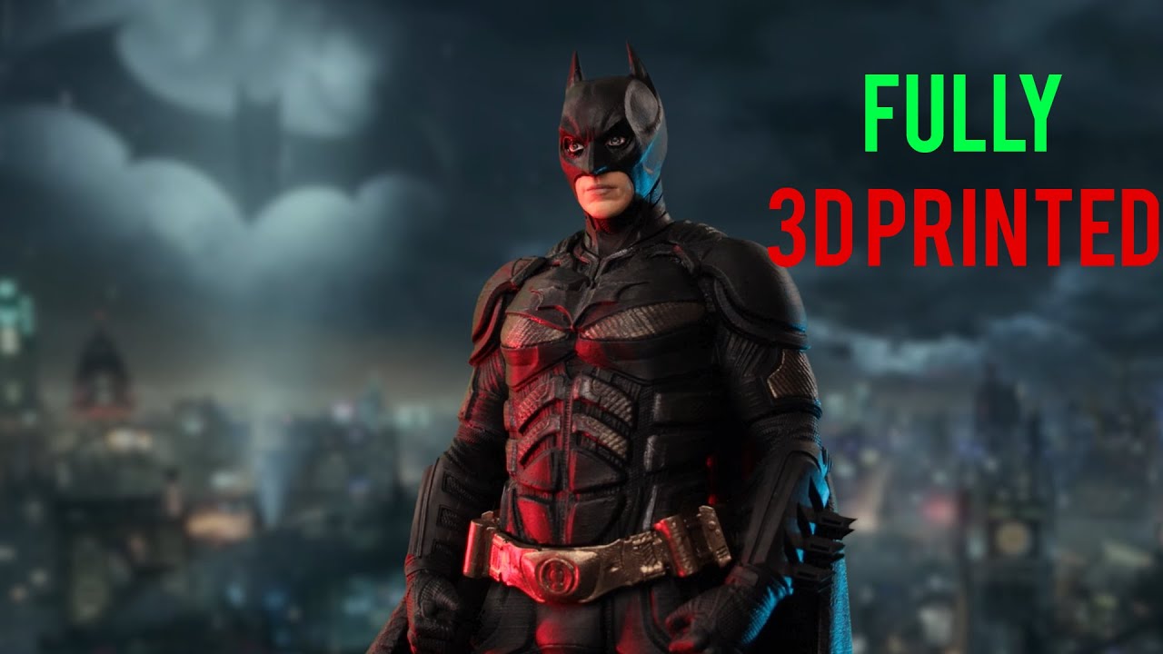 Creating a Batman Dark Knight Figure With a 3D Printer