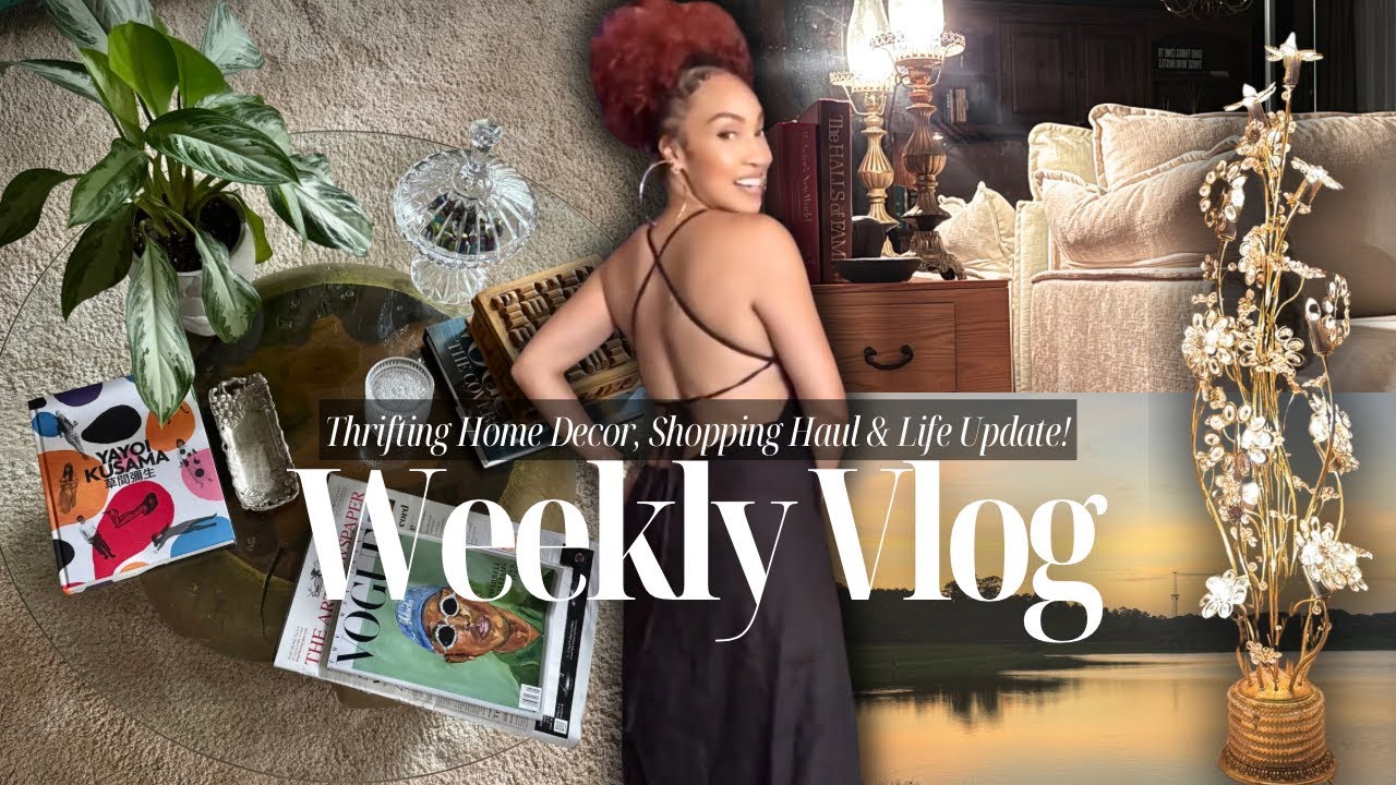Thrifting Home Decor, Thrift Haul, Home Decor, Shopping & Feeling Restless? Life Update! S25 Ep. 24