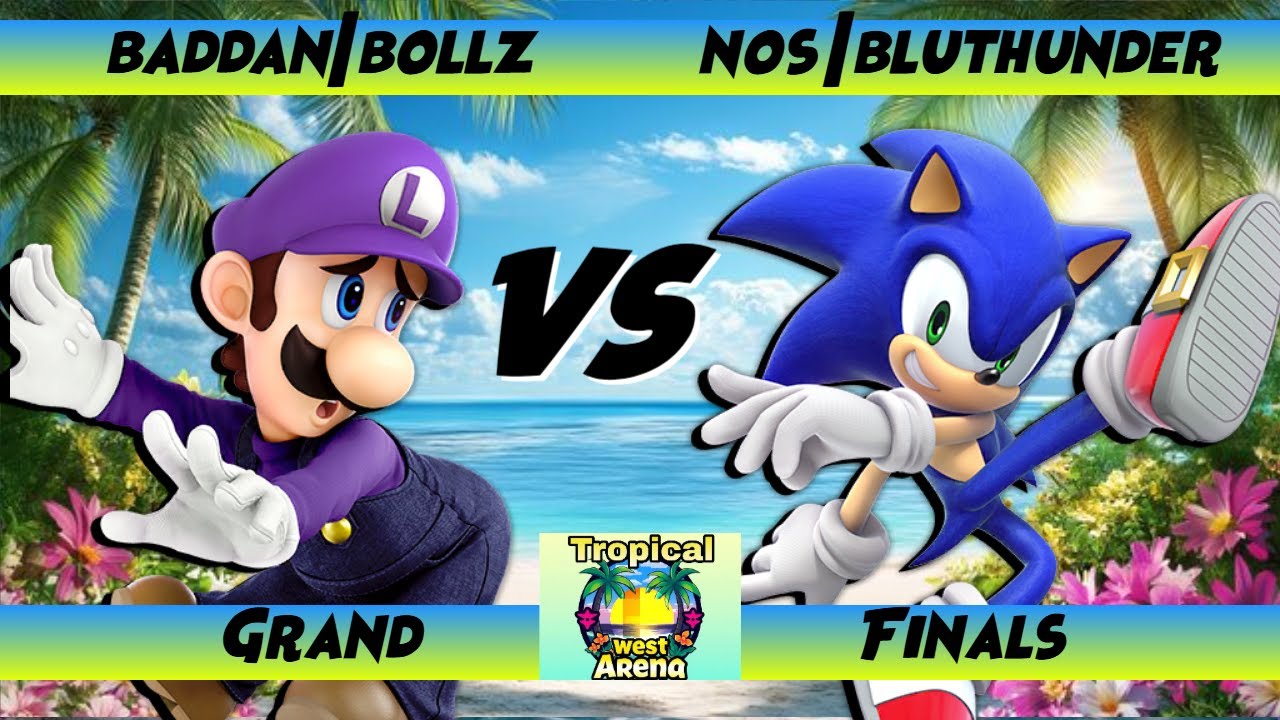Tropical West Arena 1 | Grand Finals | Bollz (Luigi) Vs. BluThunder (Sonic) - SSBU