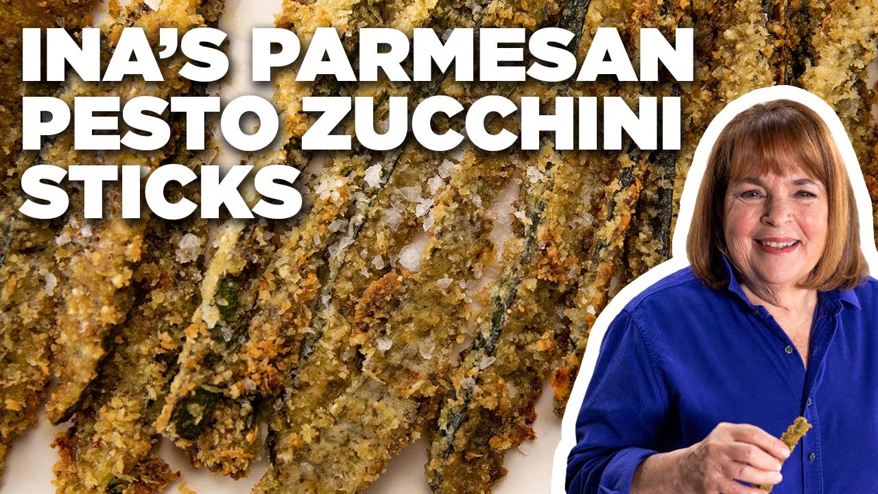 Ina Garten's Parmesan Pesto Zucchini Sticks | Barefoot Contessa | Food Network