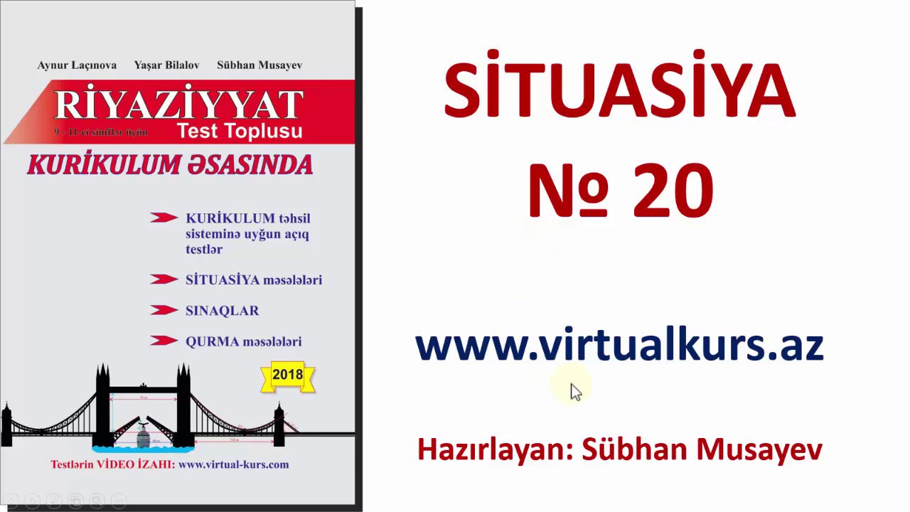 SİTUASİYA MƏSƏLƏSİ № 20