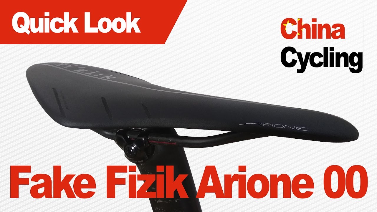 Поддельное китайское седло Fizik Arione 00 R1 — быстрый обзор