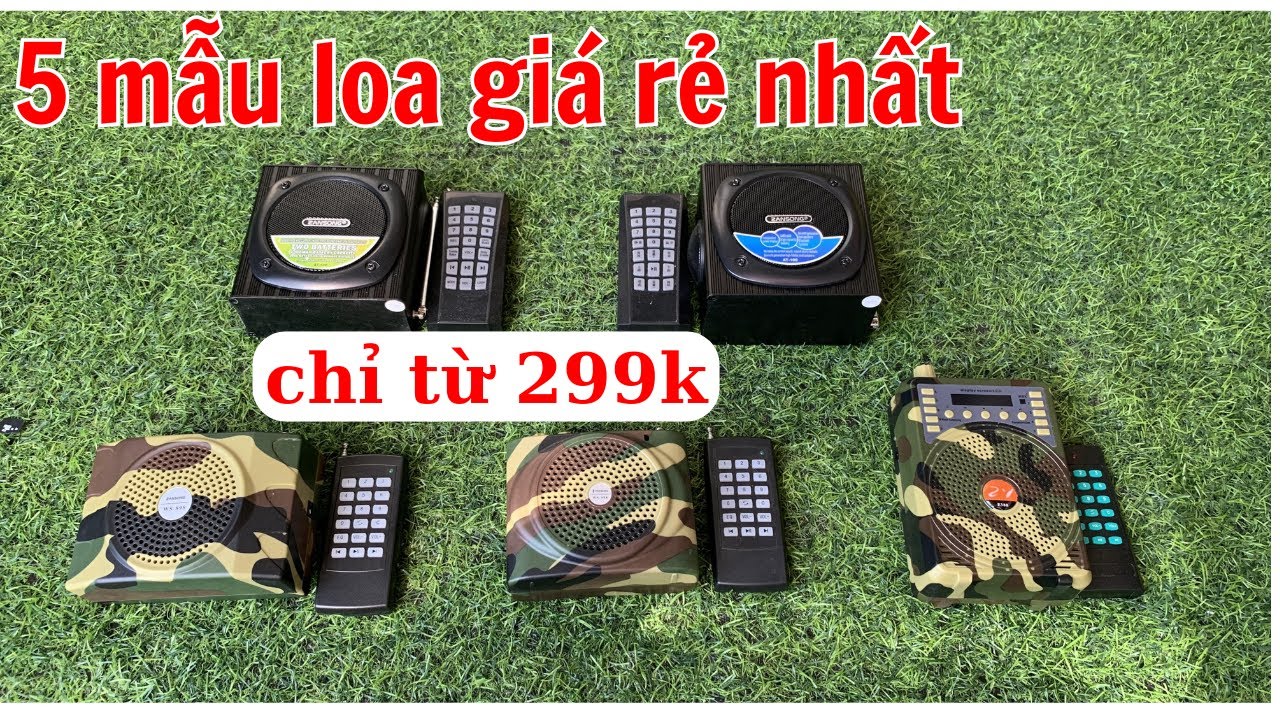 5 mẫu loa bẫy chim cao cấp loa q92 | loa at100 | loa at109 | loa bẫy gà rừng | loa điều khiển từ xa