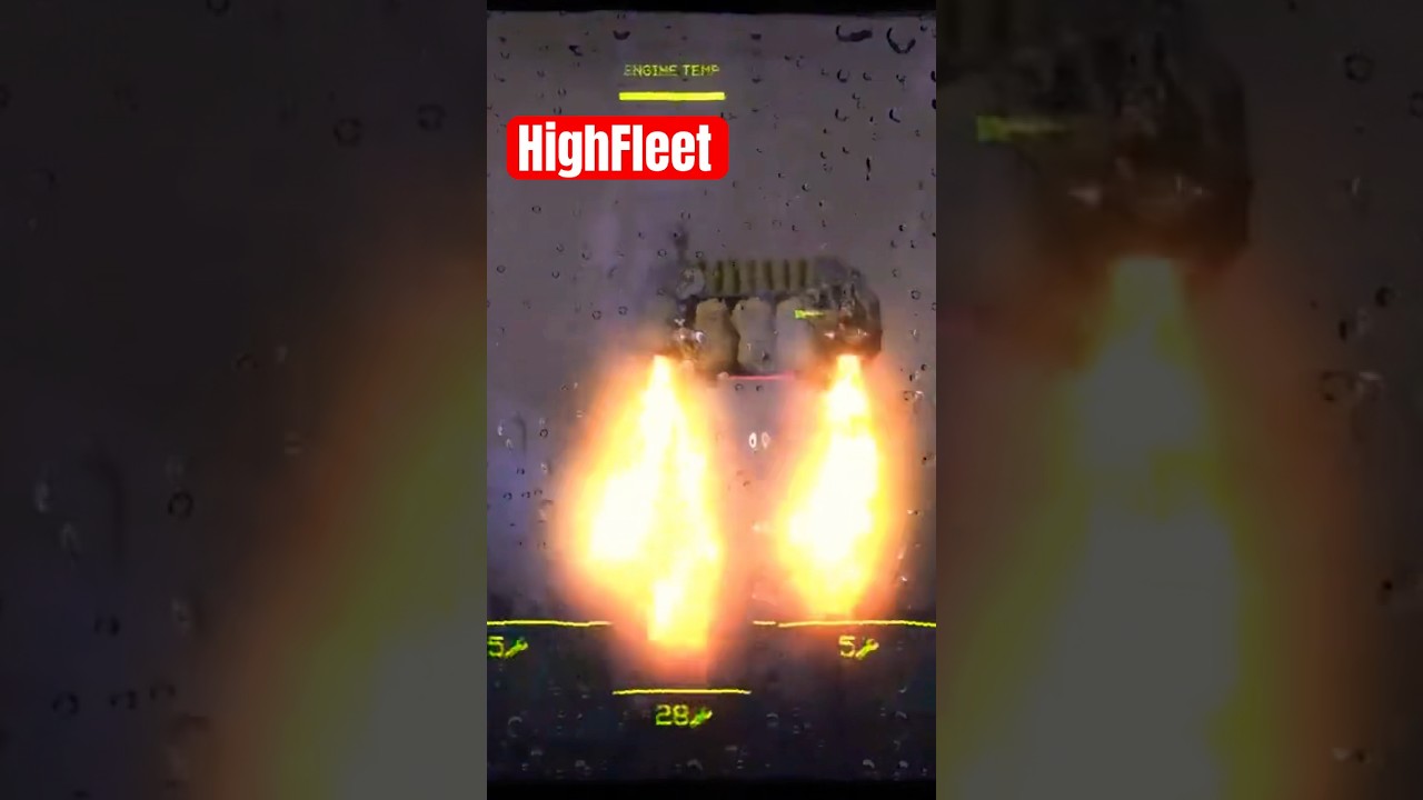 Totally normal landing #highfleet #shorts #navalfleet