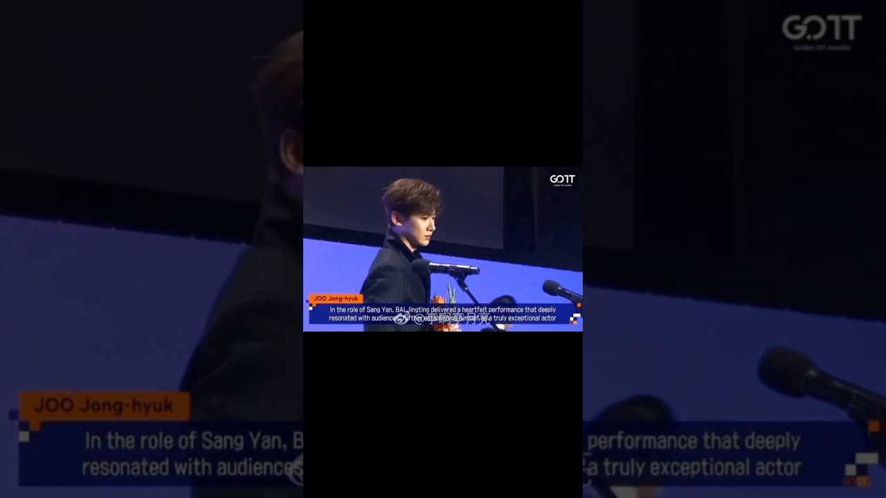 Bai Jingting receives award at GOTT🇰🇷#baijingting #白敬亭 #baiinann #thefirstfrost #sangyan