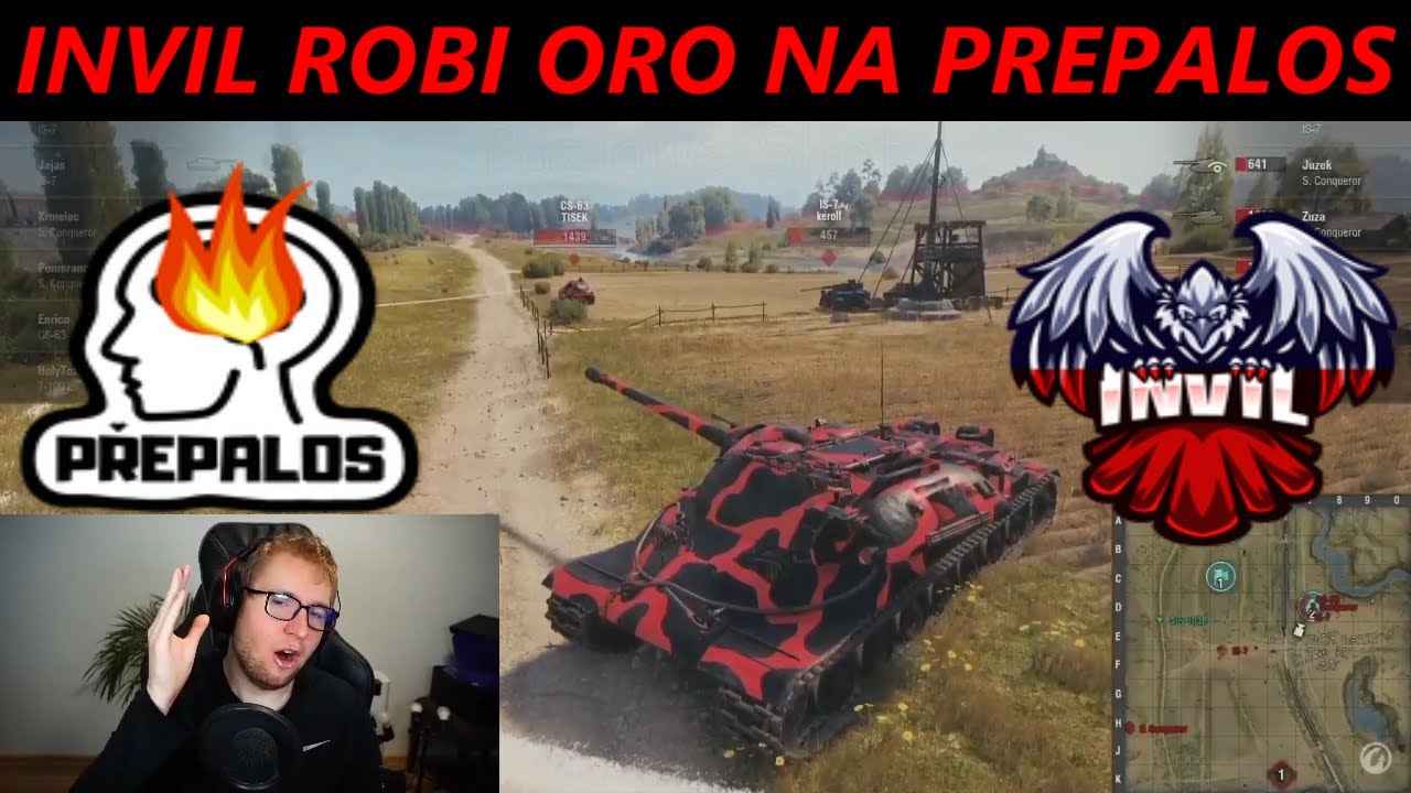 PREPALOS vs INVIL HOLO - MULTI KOMENTUJE WoT7
