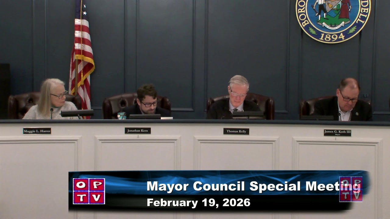 Oradell Special Council Meeting 19 FEB 2026