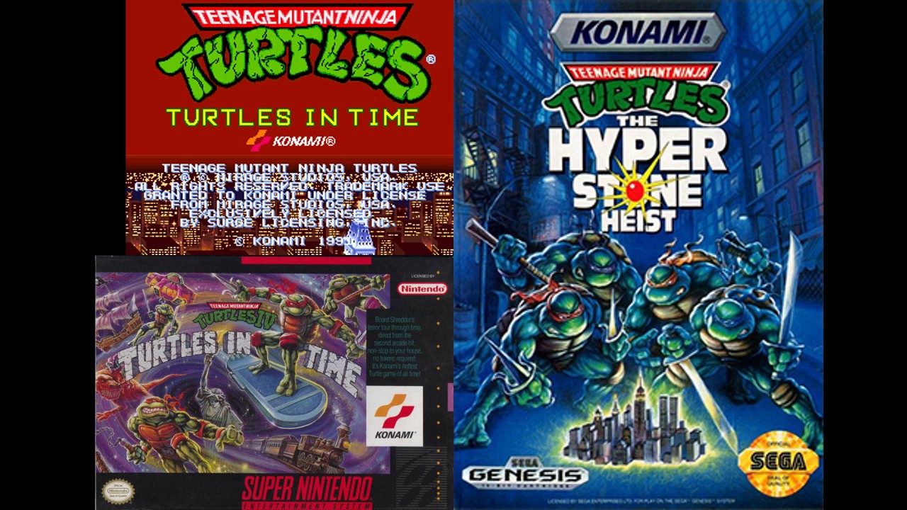 TMNT 4 TIT/HSH Tecno Drome The Final shell shock Arcade/Snes/Sega