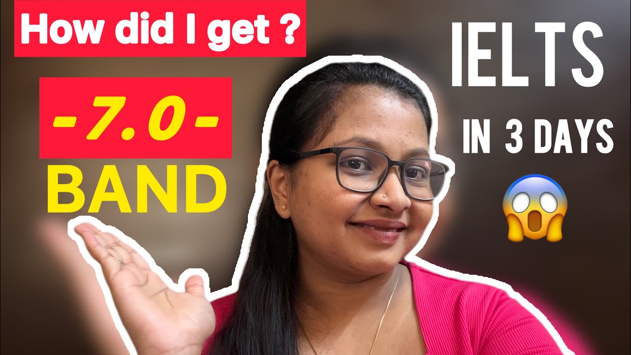 How I Scored IELTS Band 7.0 in JUST 3 Days! 😱❤️| My Full Study Plan & Tips for Fast Preparation😍