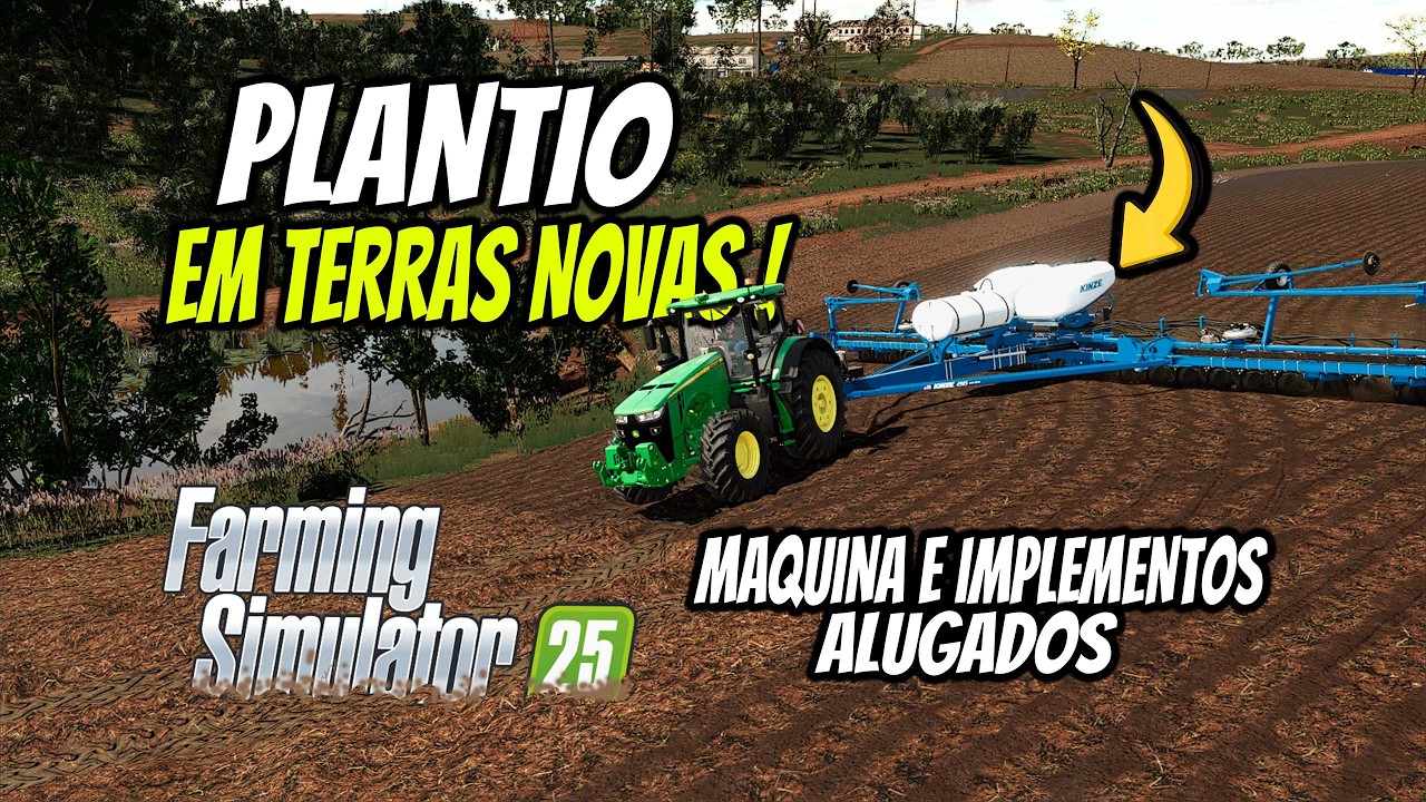 EP 29 | PLANTANDO nas TERRAS NOVAS na FAZENDA AGRO NORTE com ROWCROP | FARMING SIMULATOR 25 #fs25