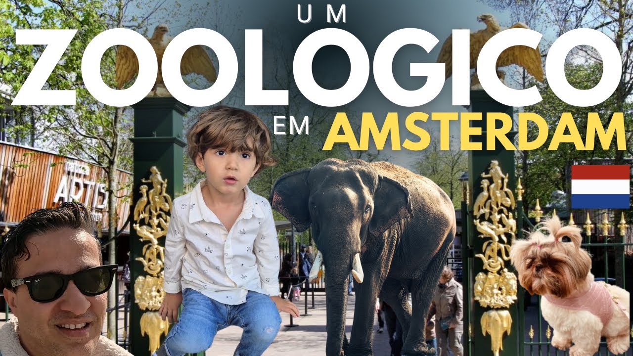 O Zoológico Escondido no Meio de Amsterdam! (ARTIS ZOO)