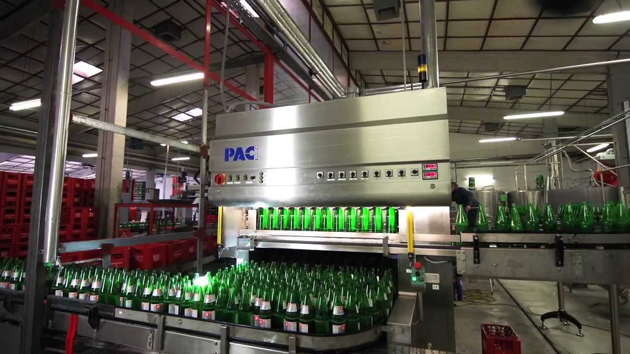 PAC Flaschenreinigungsmaschine mit Restentleerung und Vorweiche