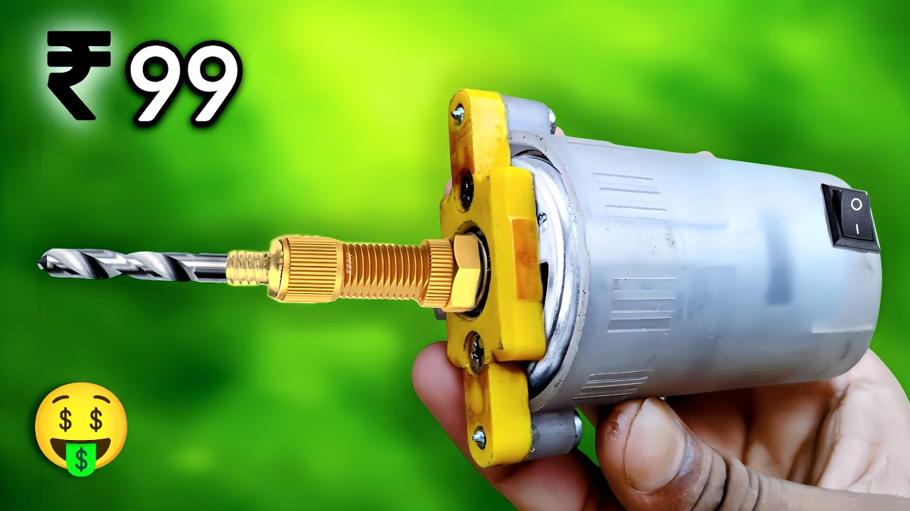How to Make a Drill Machine at Home