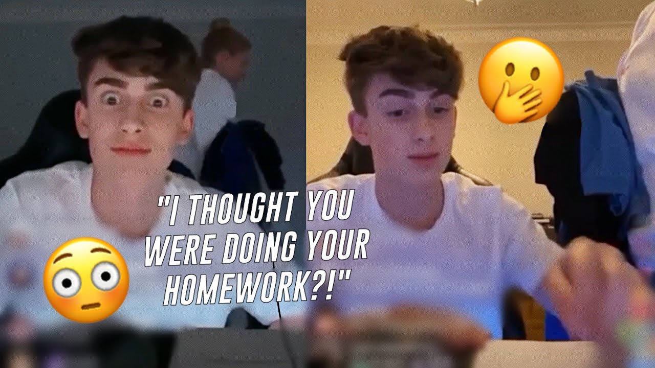 johnny orlando gets 'SCOLDED' by mom on LIVE