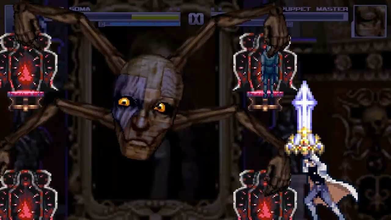 M.U.G.E.N. Soma Cruz JUS vs Puppet Master