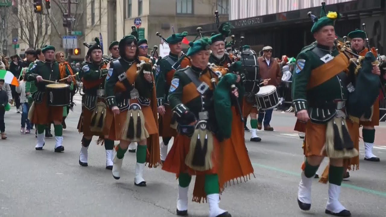Mais de 150 mil pessoas participam de desfile de S&atilde;o Patr&iacute;cio em Nova York