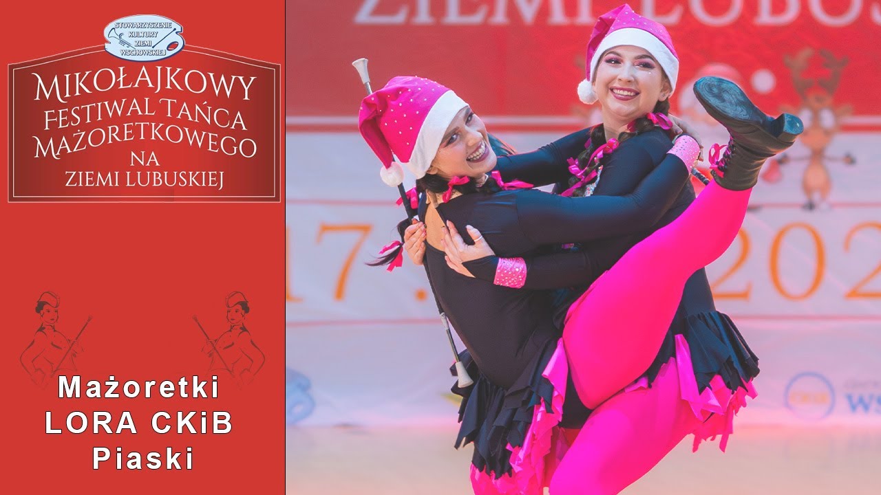Duo/Trio Świąteczny Baton ◽ Mażoretki LORA CKiB Piaski ◾ Senior ◽ Wschowa PL