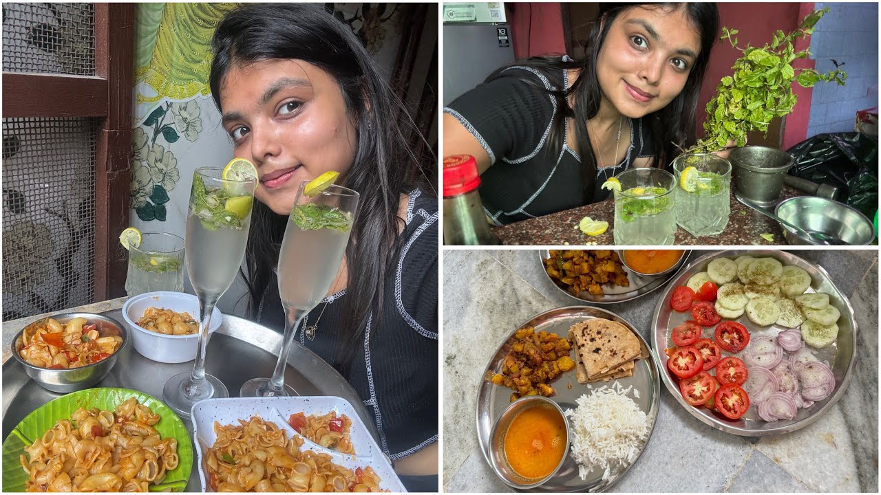 Maine bnaya virgin mojito with macroni 😍 || ek bura Sapna dekha maine || kolkata || alkagarwal