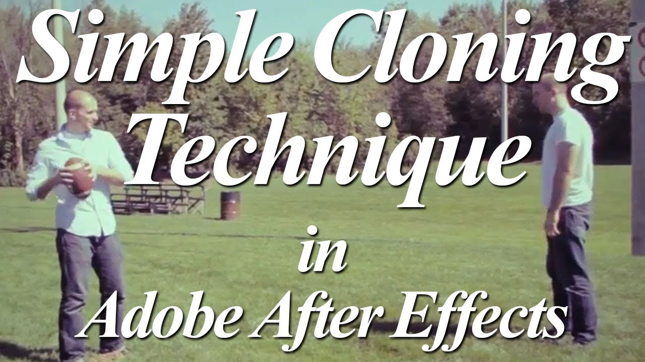 Simple Cloning Technique - Adobe After Effects Tutorial