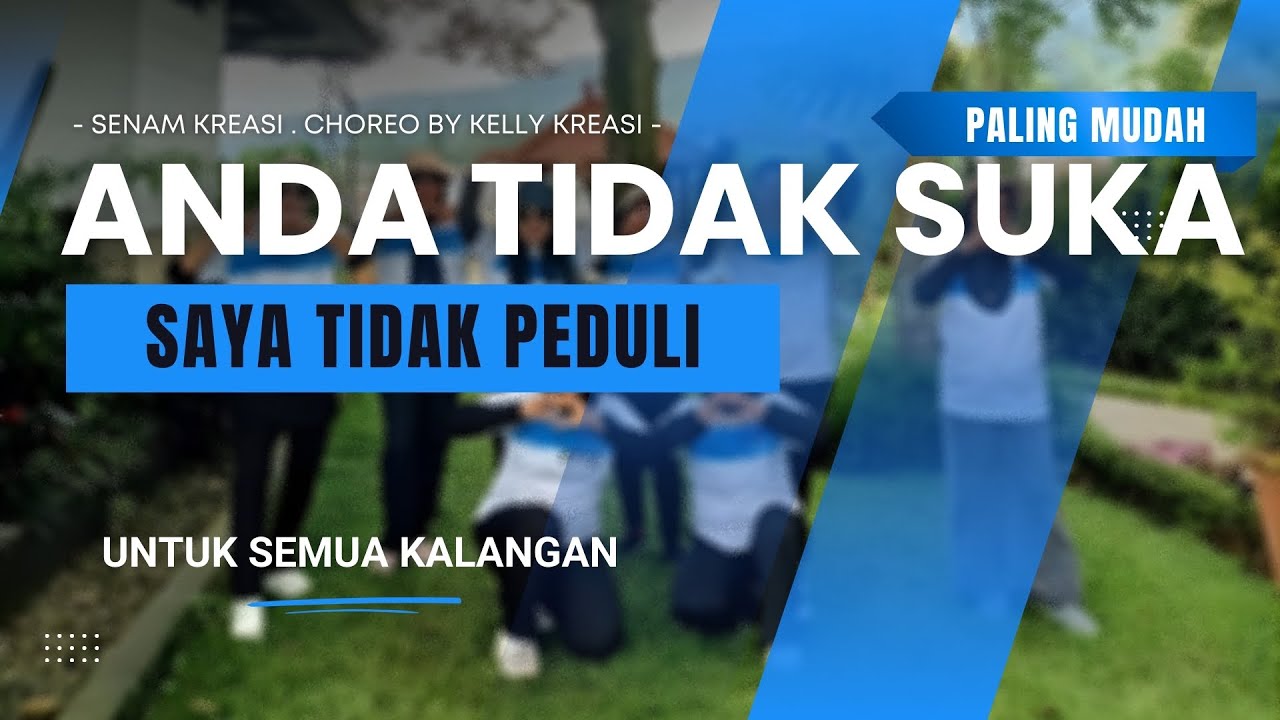 ANDA TIDAK SUKA SAYA TIDAK PEDULI - Senam Kreasi || TikTok Viral