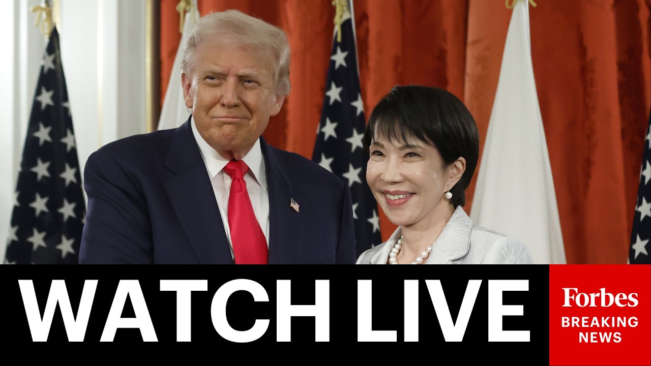 LIVE: President Trump Holds Bilateral Meeting With Prime Minister Of Japan Sanae Takaichi