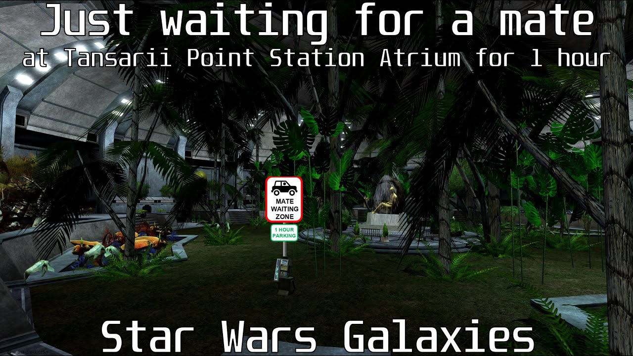 Star Wars Galaxies (SWG). Ambience & OST. Tansarii Point Station Atrium. 1 hour
