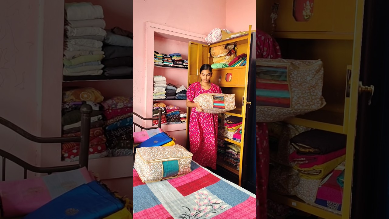 wardrobe cleaning& Organizing!! Minivlog53|#cleaning #tamil #dailyvlog #vlog #ytshorts #youtube