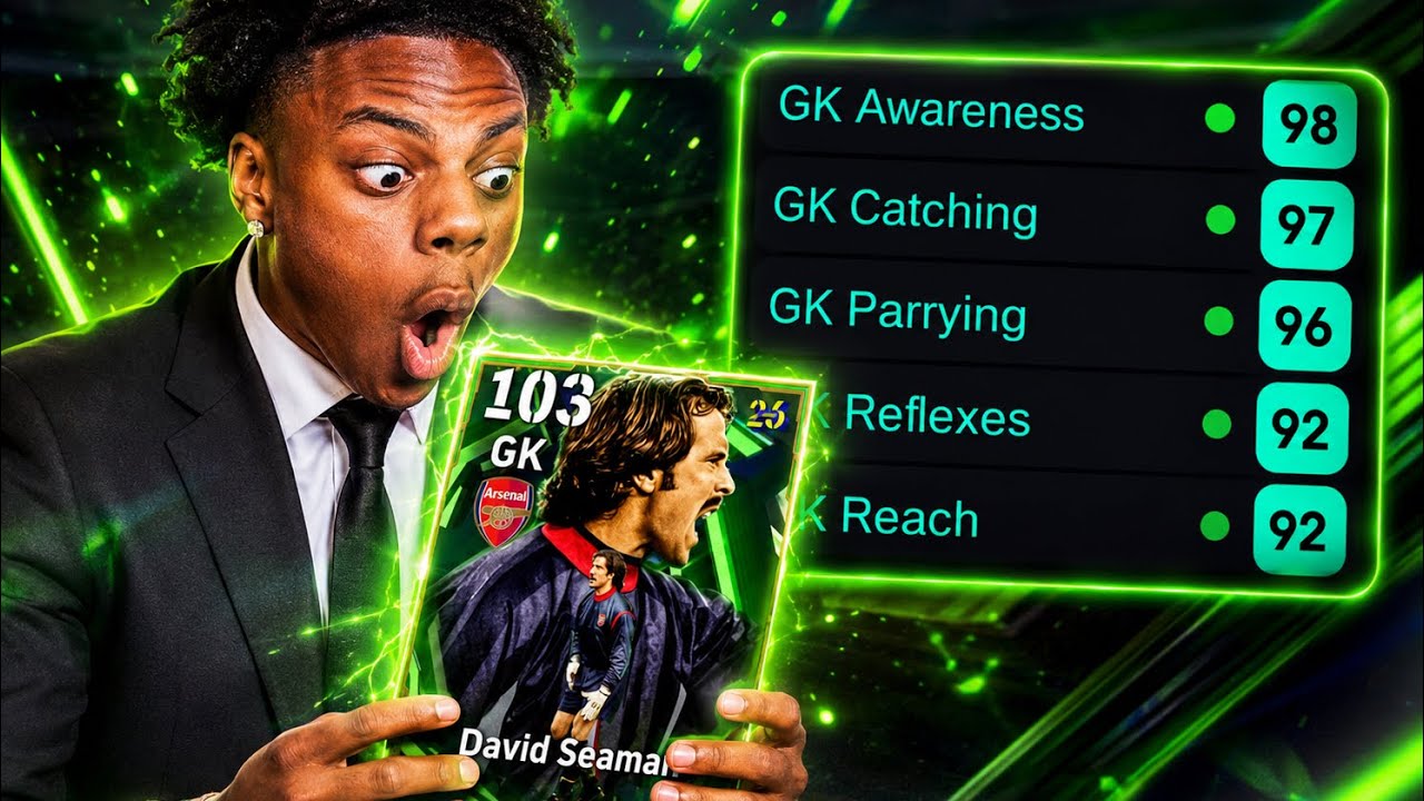 Free 103 David Seaman Can Stop Anything😱🧱 | Build & Review | Efootball 2026