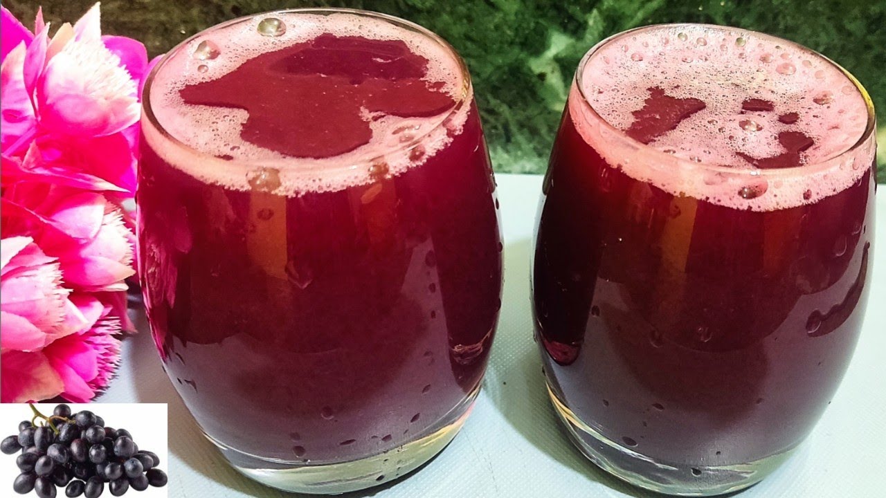 Grapes Juice Recipe|Black Grape juice|grape juice|How To Make Black Grape Juice|Summer Season Drink