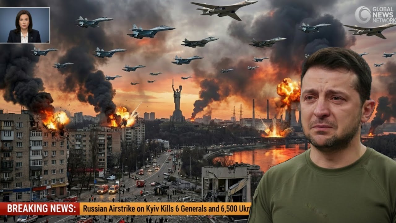 ZELENSKY CRIES: 1 minutes ago! Dozens of Russian Sukhoi SU-27 fighter jets bombed Kyiv -ARMA3