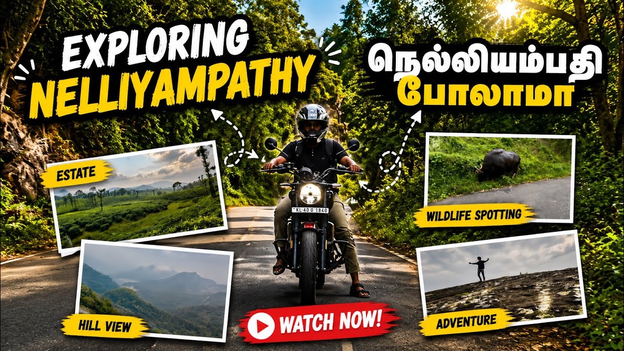 Coimbatore To Nelliyampathy | Motovlog |Exploring Nelliyampathy | Kesavanpara Viewpoint 🏔️