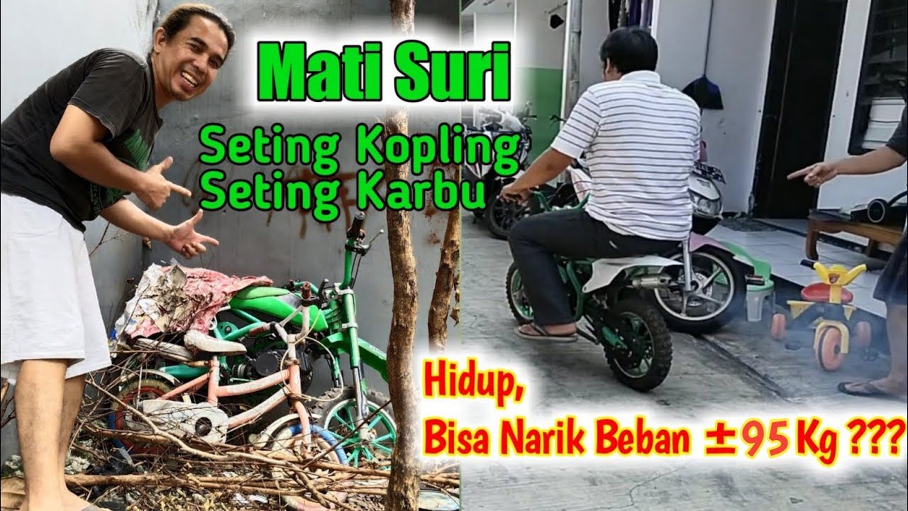 Motor Mini Mati Total, Cara Seting Karbu Yg Gak Bisa Langsam. Cara Seting Motor Biar Gak Lemot.